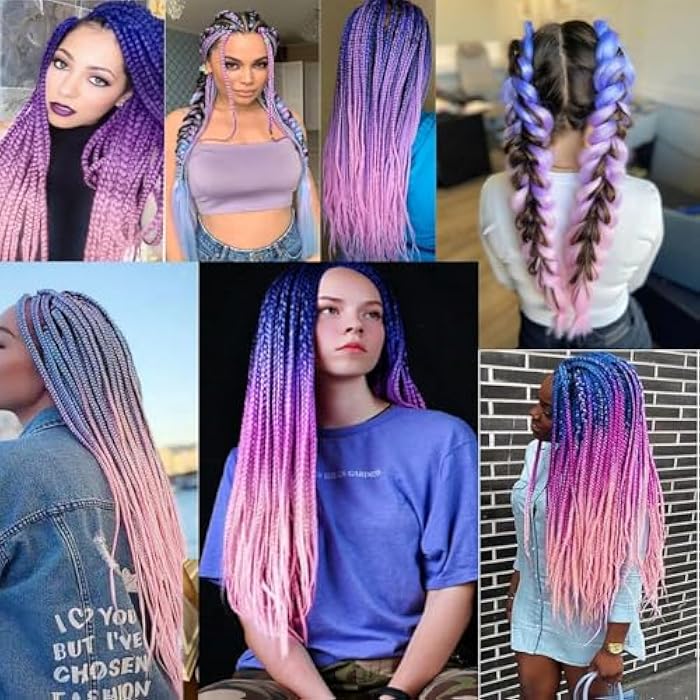 Industrial hair - luxurious controversies with soft and natural gloss of preventive hair hairstyles and creative saloons view, perfect length for array and variety of controversies (Fuchsia) - Image 3